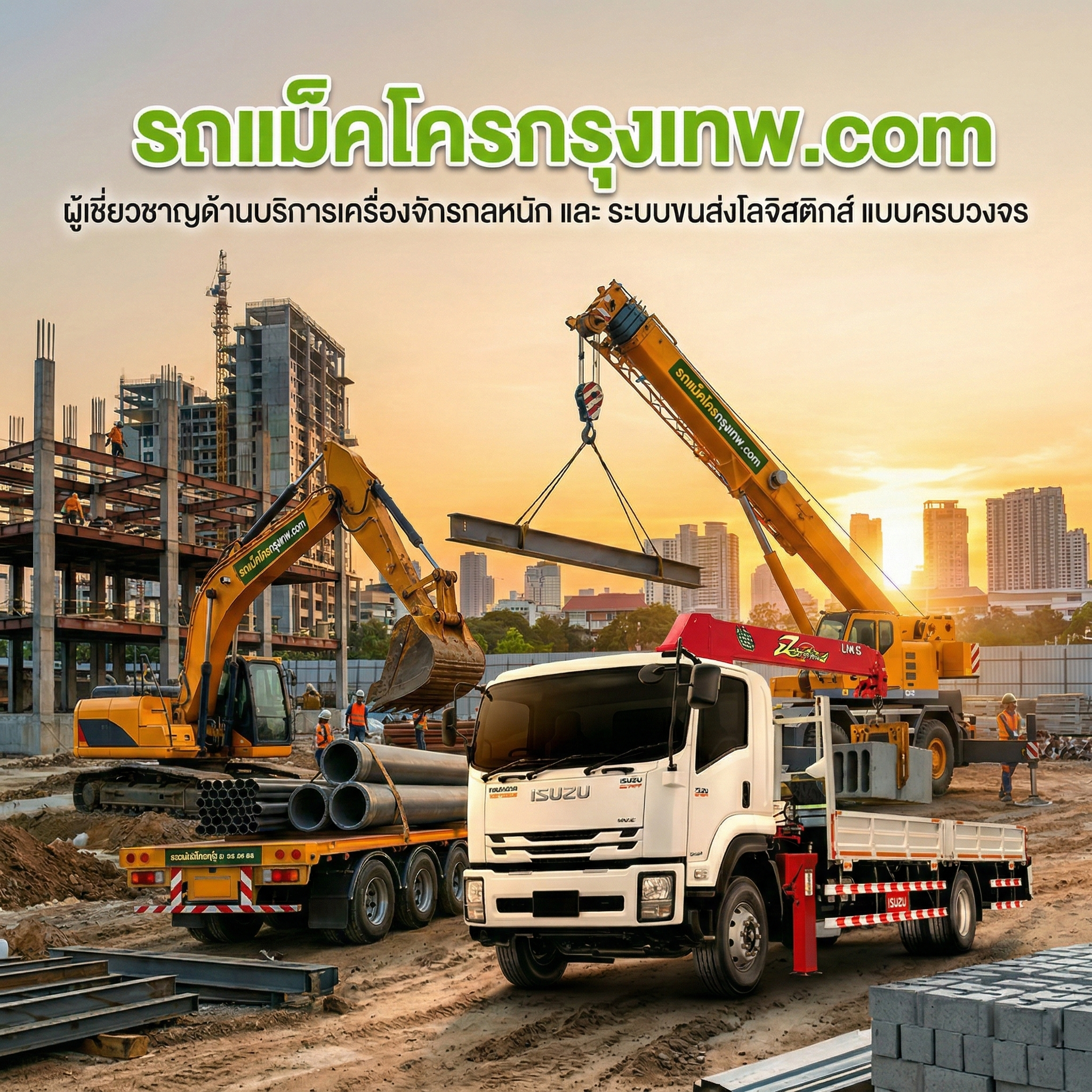 รถแม็คโครกรุงเทพ 2